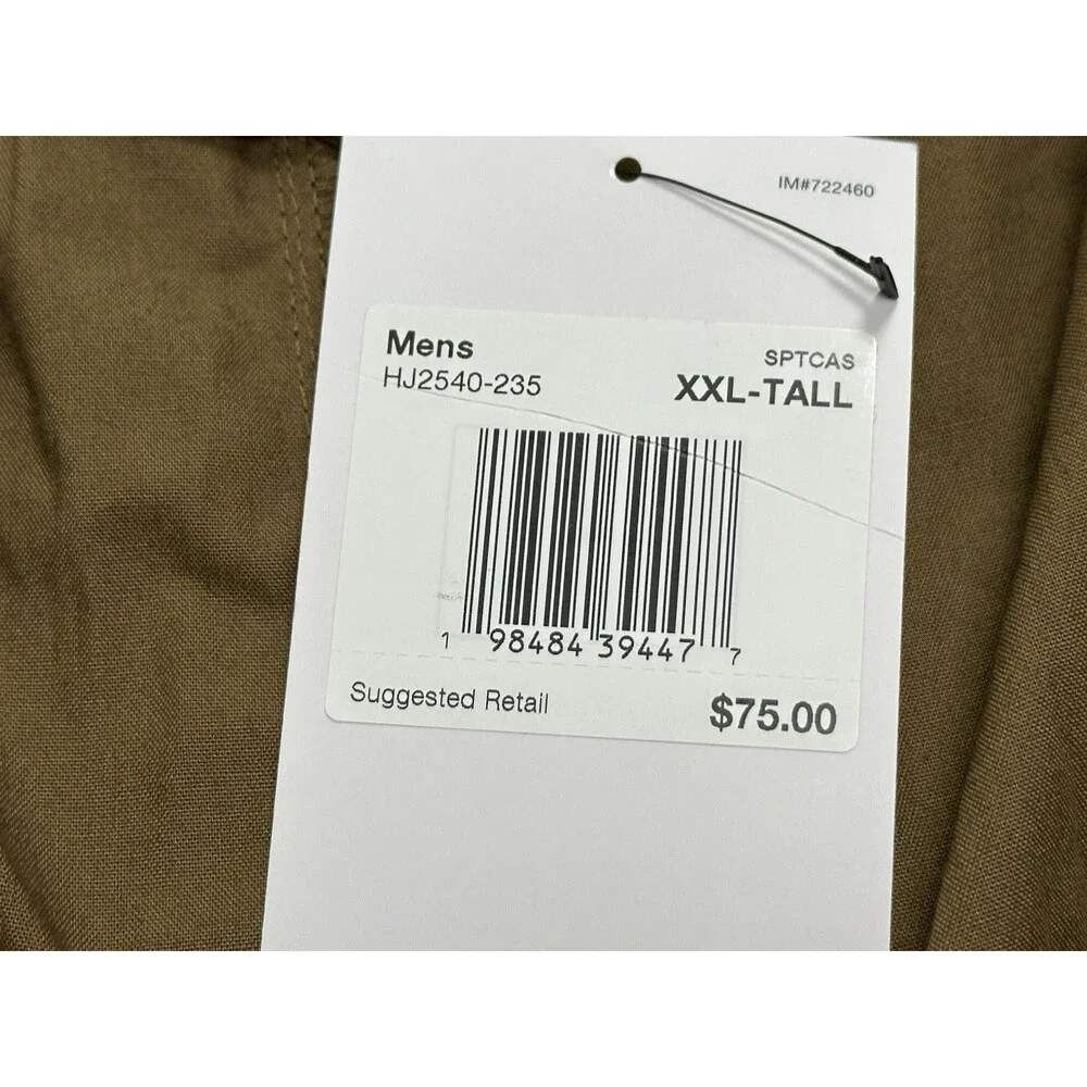 NWT Men's Nike Sportswear Club Oversized Shorts Size XXL-Tall Brown HJ2540-235